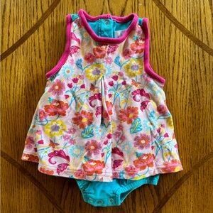NWOT Zutano Baby Girl Flower Power Jumper